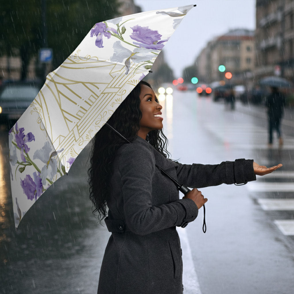 Custom Algeria Iris Floral White Umbrella Africa Women’s Football Champion Series 2026