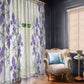 Custom Algeria Iris Floral White Window Curtain Africa Women’s Football Champion Series 2026