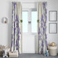 Custom Algeria Iris Floral White Window Curtain Africa Women’s Football Champion Series 2026