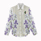 Custom Algeria Iris Floral White Women Casual Shirt Africa Women’s Football Champion Series 2026
