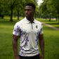 Custom Algeria Iris Floral White Zipper Polo Shirt Africa Women’s Football Champion Series 2026