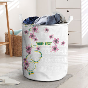 Custom Cameroon Red Stinkwood Floral Laundry Basket Africa Women’s Football Champion Series 2026