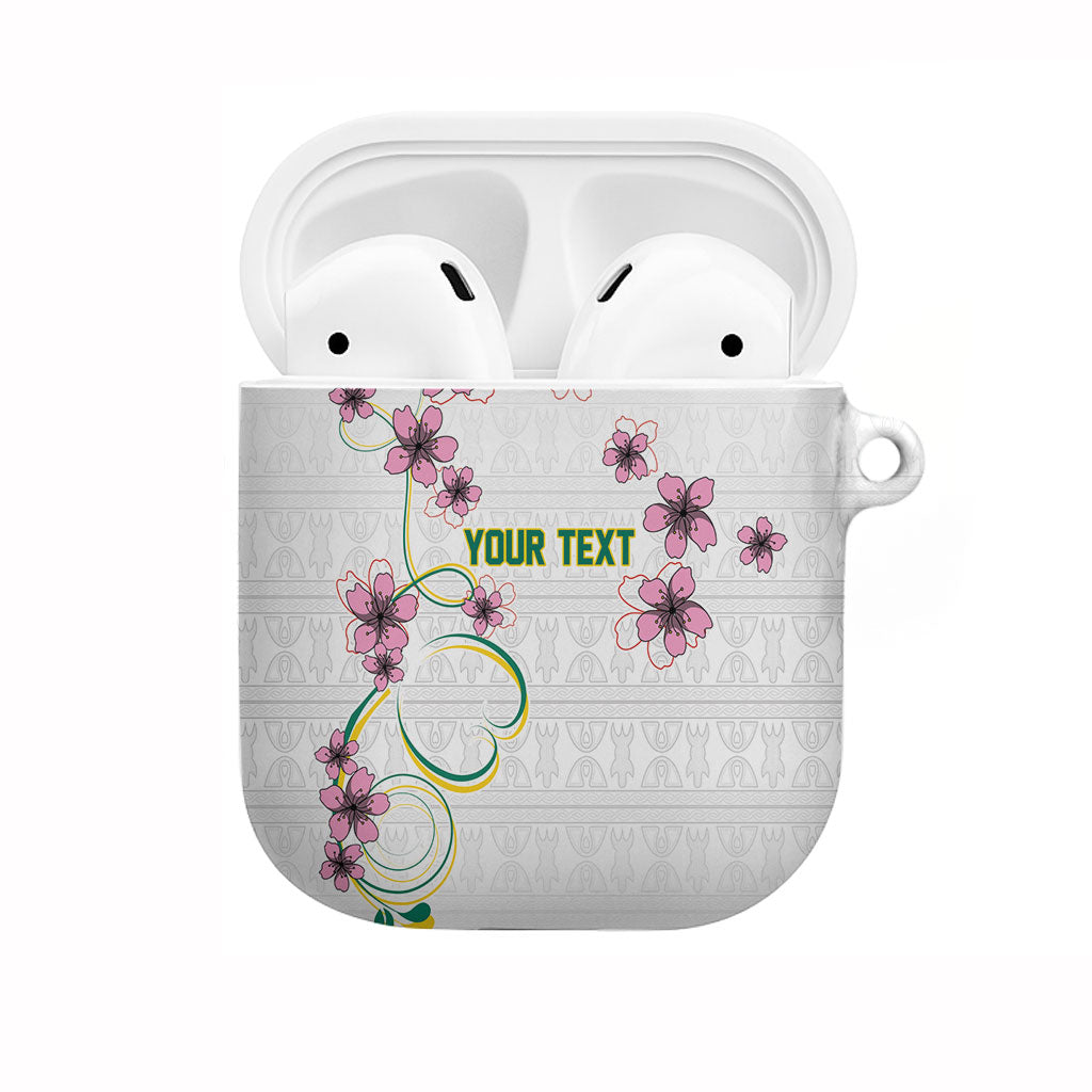 Custom Cameroon Red Stinkwood Floral AirPods Case Africa Women’s Football Champion Series 2026
