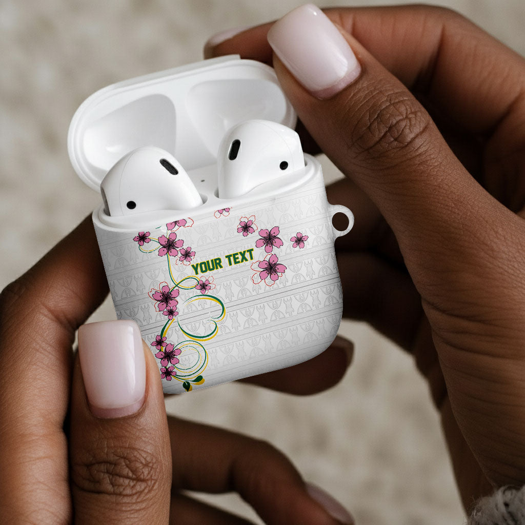 Custom Cameroon Red Stinkwood Floral AirPods Case Africa Women’s Football Champion Series 2026