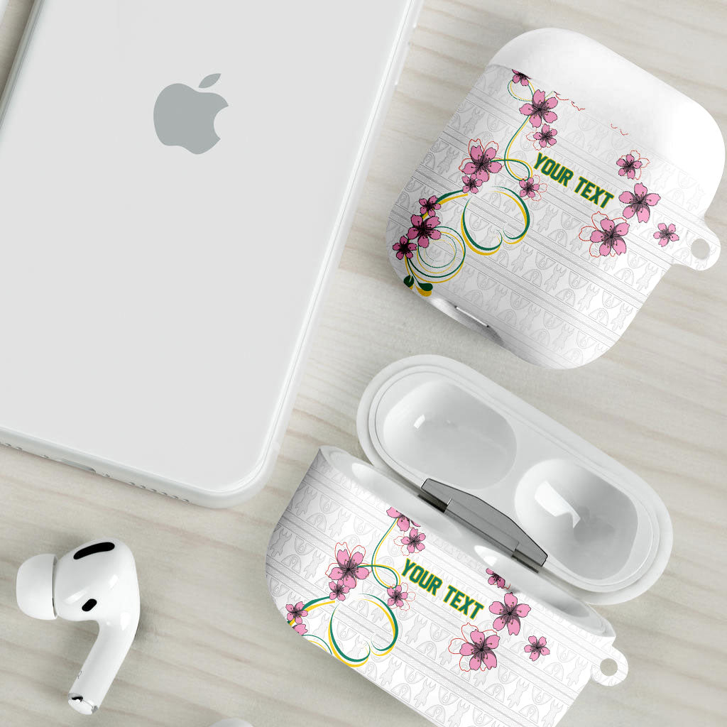 Custom Cameroon Red Stinkwood Floral AirPods Case Africa Women’s Football Champion Series 2026