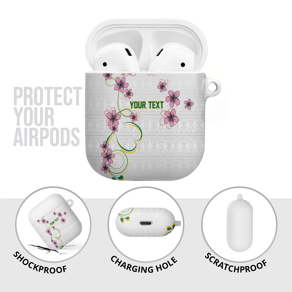 Custom Cameroon Red Stinkwood Floral AirPods Case Africa Women’s Football Champion Series 2026