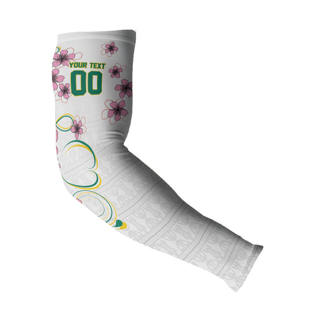 Custom Cameroon Red Stinkwood Floral Arm Sleeves Africa Women’s Football Champion Series 2026