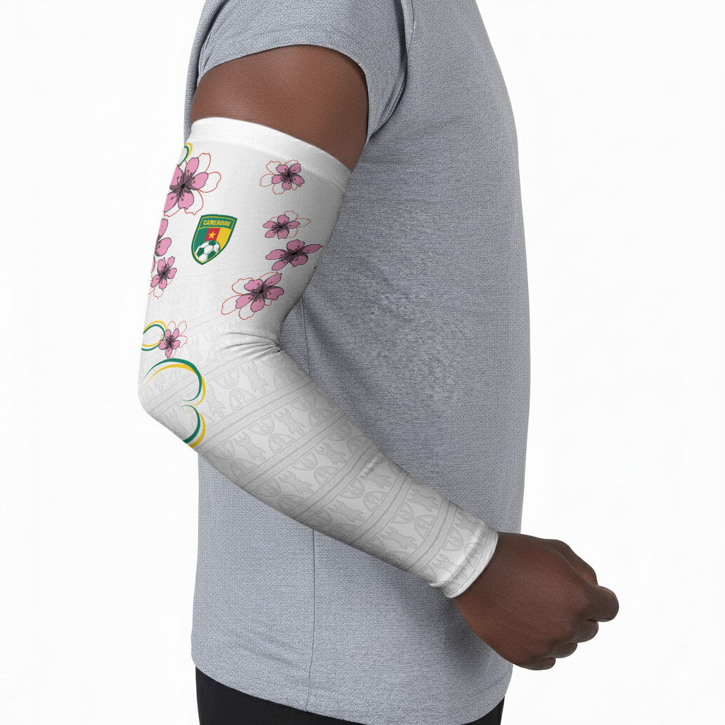 Custom Cameroon Red Stinkwood Floral Arm Sleeves Africa Women’s Football Champion Series 2026