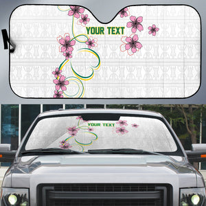 Custom Cameroon Red Stinkwood Floral Auto Sun Shade Africa Women’s Football Champion Series 2026