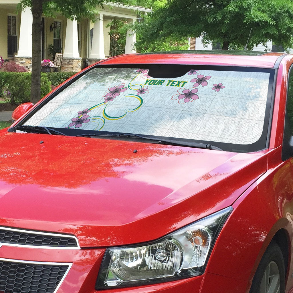 Custom Cameroon Red Stinkwood Floral Auto Sun Shade Africa Women’s Football Champion Series 2026