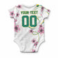Custom Cameroon Red Stinkwood Floral Baby Onesie Africa Women’s Football Champion Series 2026