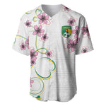 Custom Cameroon Red Stinkwood Floral Baseball Jersey Africa Women’s Football Champion Series 2026