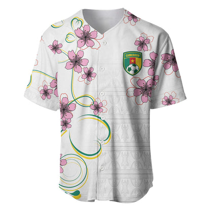 Custom Cameroon Red Stinkwood Floral Baseball Jersey Africa Women’s Football Champion Series 2026