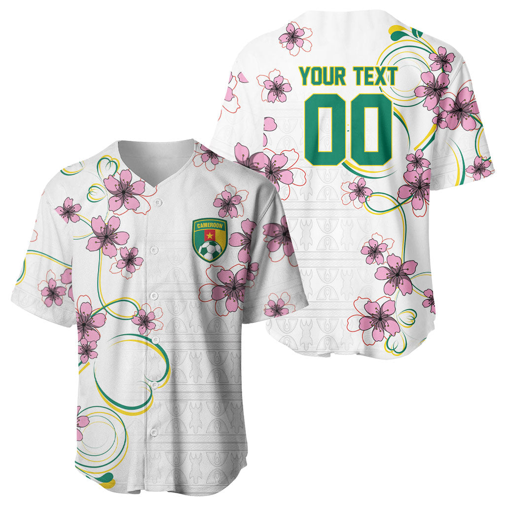 Custom Cameroon Red Stinkwood Floral Baseball Jersey Africa Women’s Football Champion Series 2026
