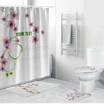 Custom Cameroon Red Stinkwood Floral Bathroom Set Africa Women’s Football Champion Series 2026