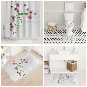 Custom Cameroon Red Stinkwood Floral Bathroom Set Africa Women’s Football Champion Series 2026