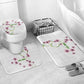 Custom Cameroon Red Stinkwood Floral Bathroom Set Africa Women’s Football Champion Series 2026