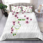 Custom Cameroon Red Stinkwood Floral Bedding Set Africa Women’s Football Champion Series 2026