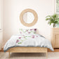Custom Cameroon Red Stinkwood Floral Bedding Set Africa Women’s Football Champion Series 2026