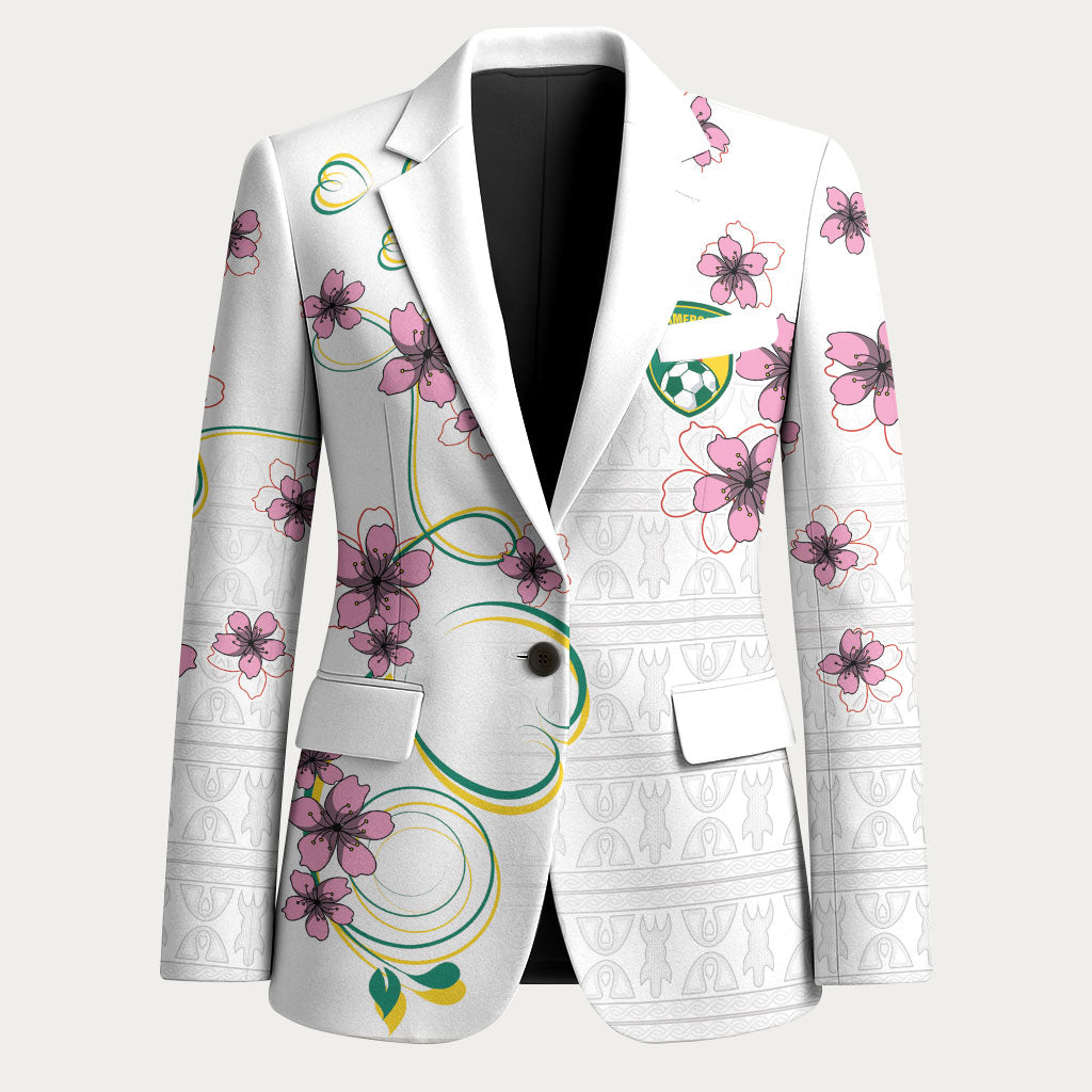 Custom Cameroon Red Stinkwood Floral Blazer Africa Women’s Football Champion Series 2026