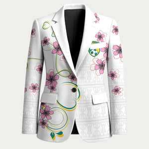 Custom Cameroon Red Stinkwood Floral Blazer Africa Women’s Football Champion Series 2026