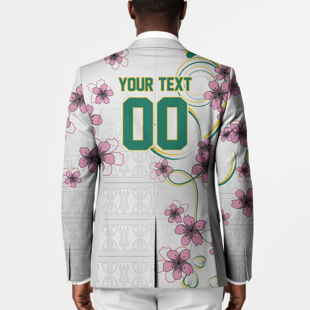 Custom Cameroon Red Stinkwood Floral Blazer Africa Women’s Football Champion Series 2026