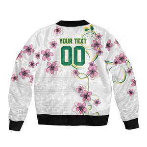 Custom Cameroon Red Stinkwood Floral Bomber Jacket Africa Women’s Football Champion Series 2026