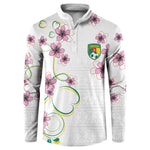 Custom Cameroon Red Stinkwood Floral Button Sweatshirt Africa Women’s Football Champion Series 2026