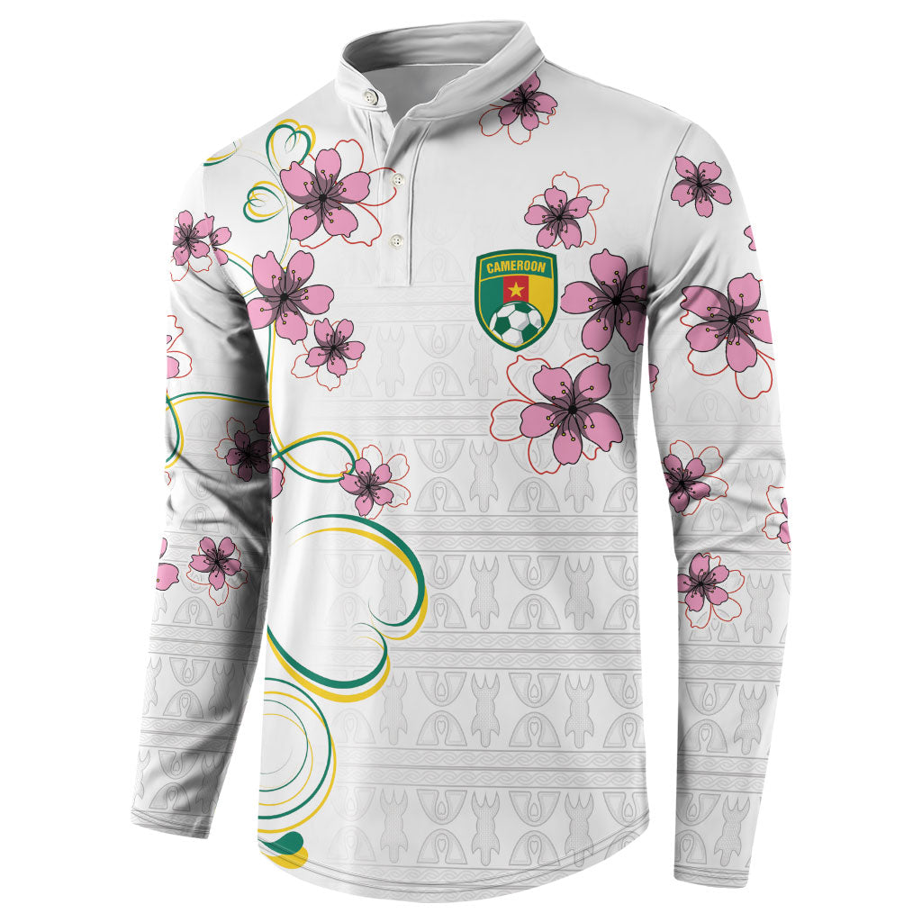 Custom Cameroon Red Stinkwood Floral Button Sweatshirt Africa Women’s Football Champion Series 2026