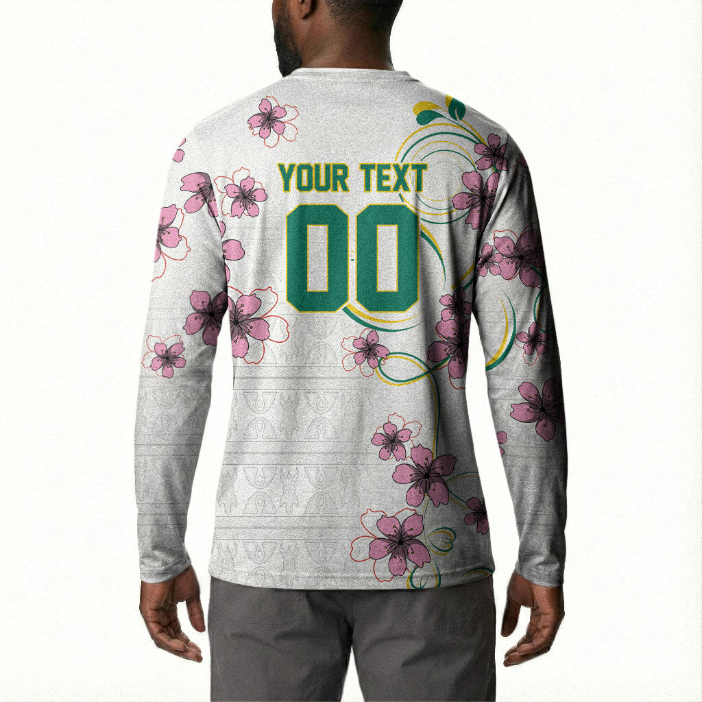 Custom Cameroon Red Stinkwood Floral Button Sweatshirt Africa Women’s Football Champion Series 2026
