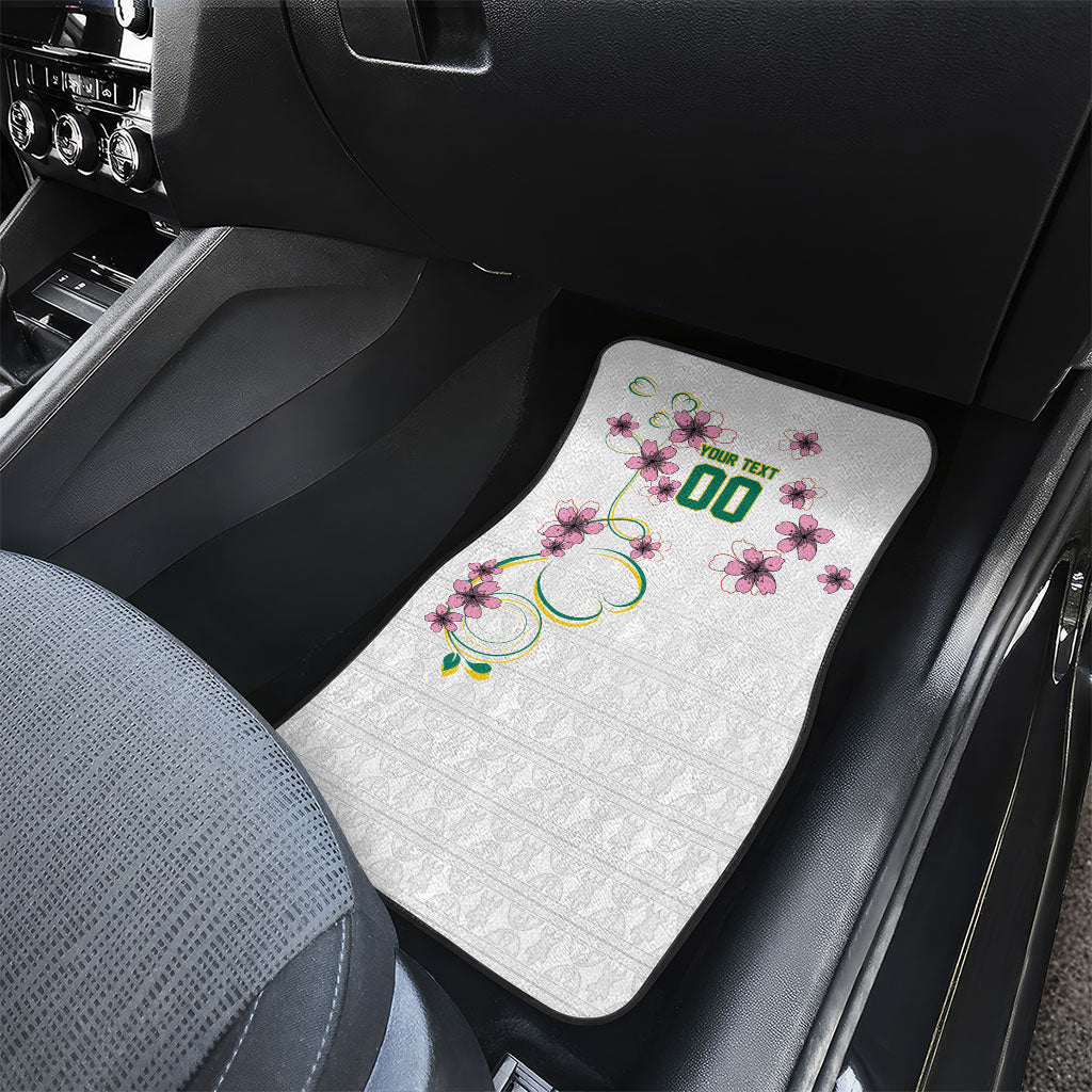 Custom Cameroon Red Stinkwood Floral Car Mats Africa Women’s Football Champion Series 2026