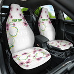 Custom Cameroon Red Stinkwood Floral Car Seat Cover Africa Women’s Football Champion Series 2026