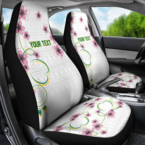 Custom Cameroon Red Stinkwood Floral Car Seat Cover Africa Women’s Football Champion Series 2026