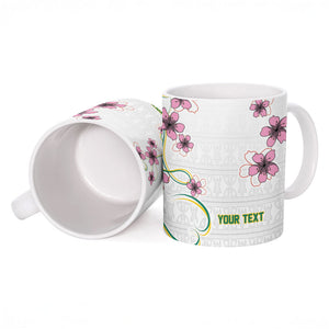 Custom Cameroon Red Stinkwood Floral Ceramic Mug Africa Women’s Football Champion Series 2026