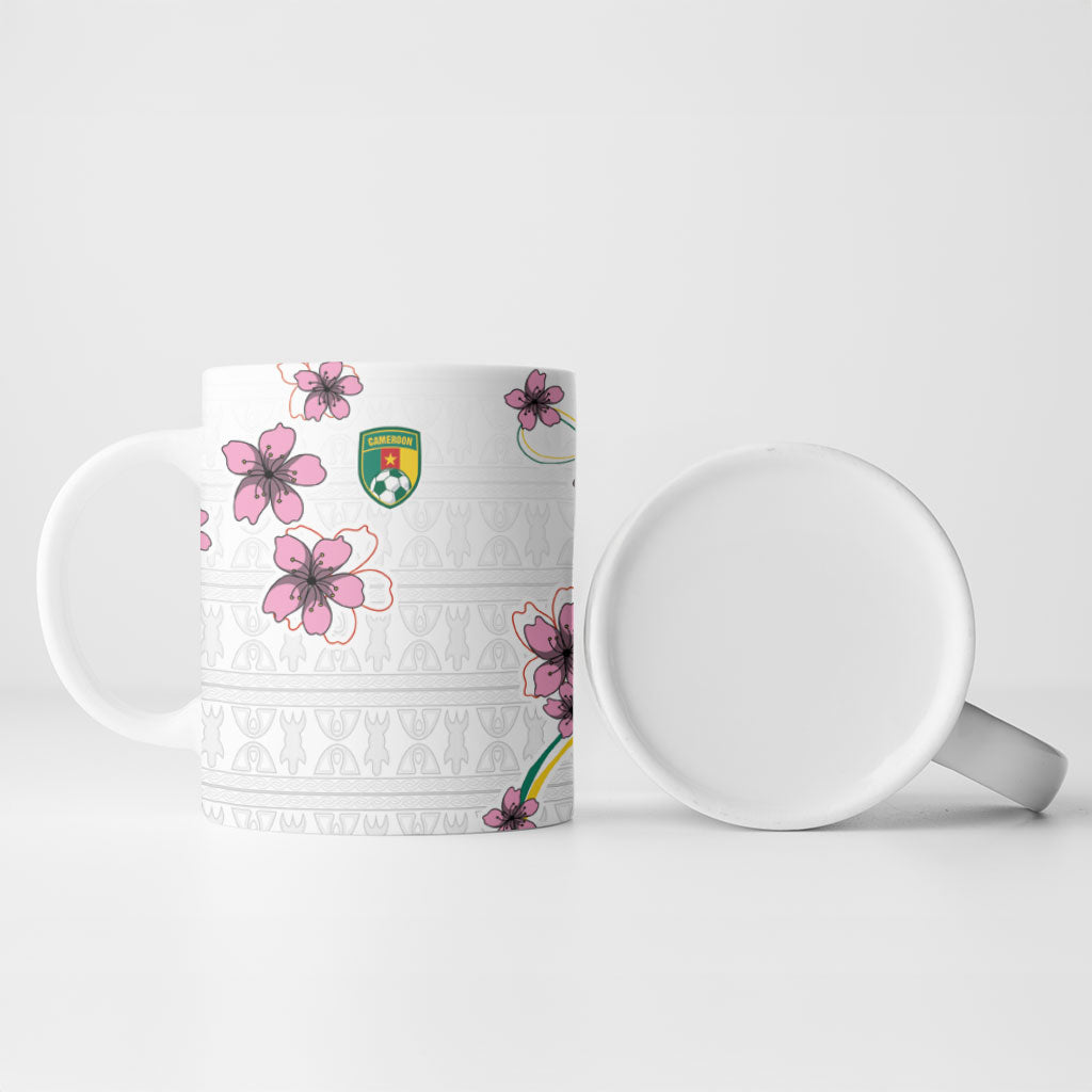 Custom Cameroon Red Stinkwood Floral Ceramic Mug Africa Women’s Football Champion Series 2026