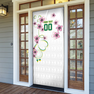 Custom Cameroon Red Stinkwood Floral Door Cover Africa Women’s Football Champion Series 2026