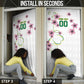 Custom Cameroon Red Stinkwood Floral Door Cover Africa Women’s Football Champion Series 2026
