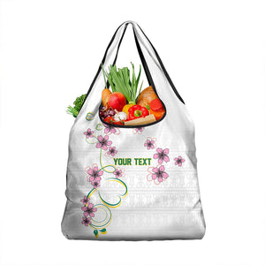 Custom Cameroon Red Stinkwood Floral Grocery Bag Africa Women’s Football Champion Series 2026