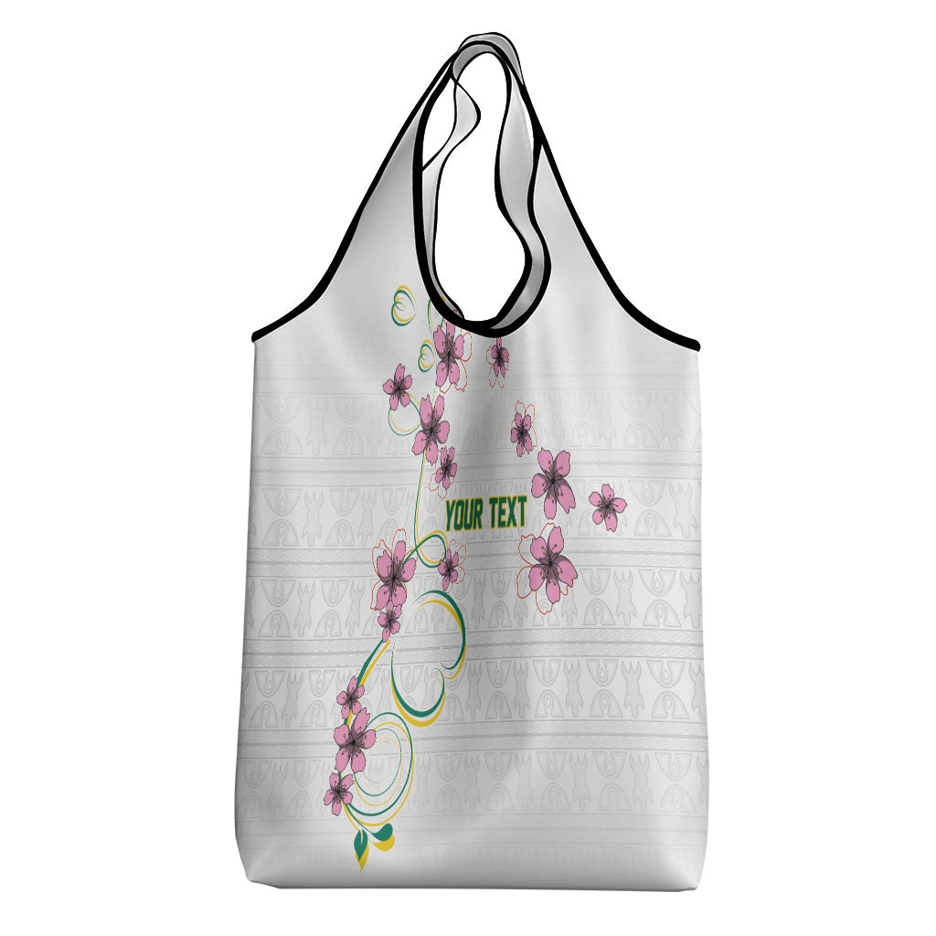 Custom Cameroon Red Stinkwood Floral Grocery Bag Africa Women’s Football Champion Series 2026