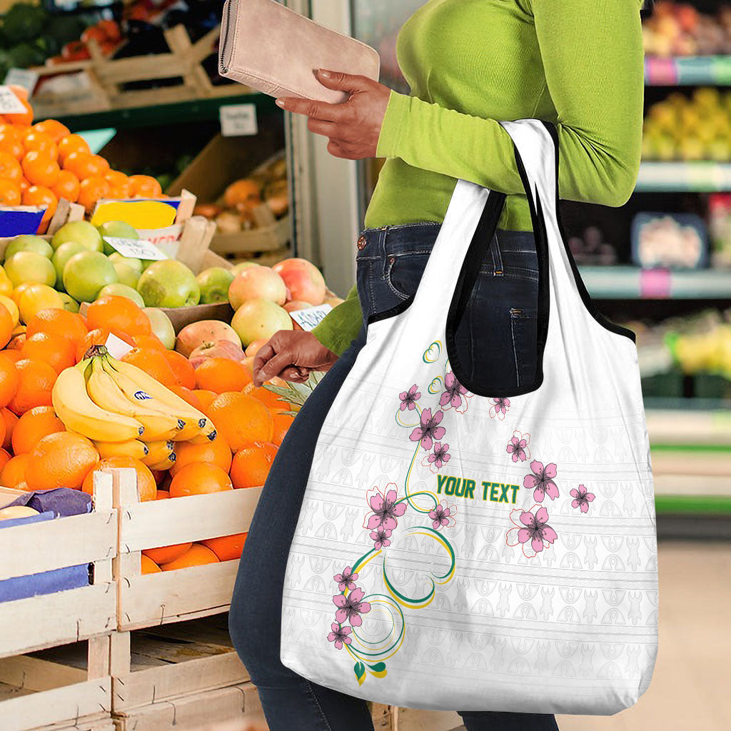 Custom Cameroon Red Stinkwood Floral Grocery Bag Africa Women’s Football Champion Series 2026
