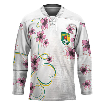 Custom Cameroon Red Stinkwood Floral Hockey Jersey Africa Women’s Football Champion Series 2026