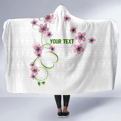 Custom Cameroon Red Stinkwood Floral Hooded Blanket Africa Women’s Football Champion Series 2026