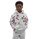 Custom Cameroon Red Stinkwood Floral Kid Hoodie Africa Women’s Football Champion Series 2026
