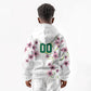 Custom Cameroon Red Stinkwood Floral Kid Hoodie Africa Women’s Football Champion Series 2026