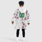 Custom Cameroon Red Stinkwood Floral Kid Wearable Blanket Hoodie Africa Women’s Football Champion Series 2026