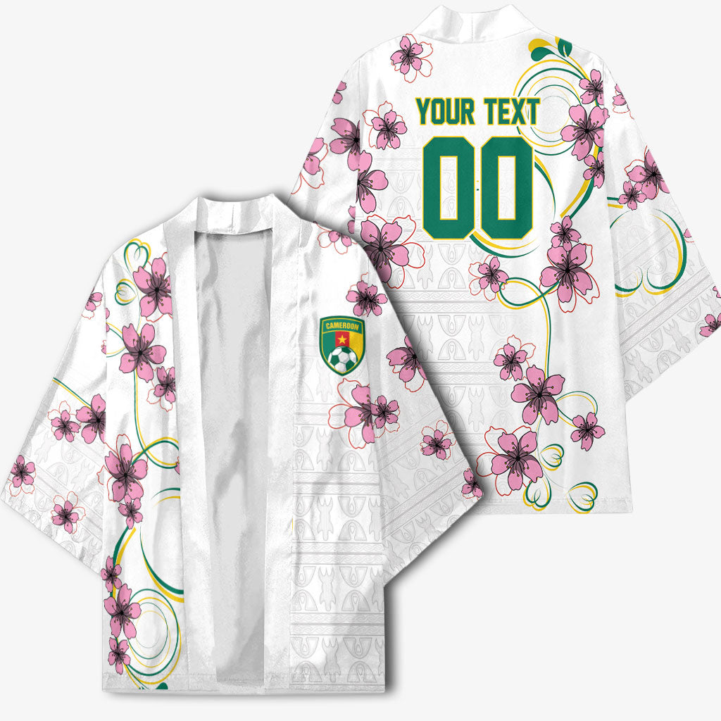 Custom Cameroon Red Stinkwood Floral Kimono Africa Women’s Football Champion Series 2026