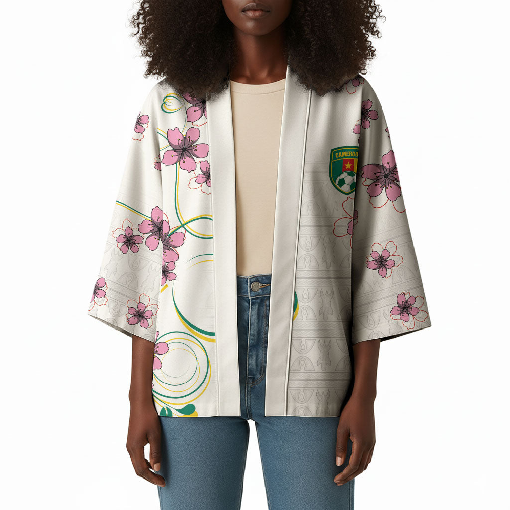 Custom Cameroon Red Stinkwood Floral Kimono Africa Women’s Football Champion Series 2026