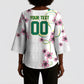 Custom Cameroon Red Stinkwood Floral Kimono Sleeve Blouse Africa Women’s Football Champion Series 2026