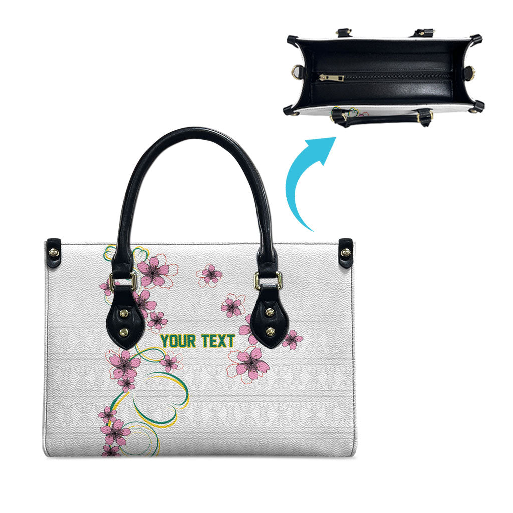 Custom Cameroon Red Stinkwood Floral Leather Bag Africa Women’s Football Champion Series 2026