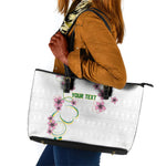 Custom Cameroon Red Stinkwood Floral Leather Tote Bag Africa Women’s Football Champion Series 2026